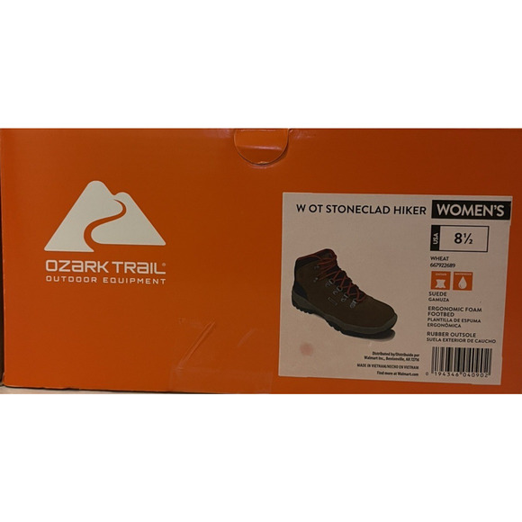 Ozark Trail Women's Waterproof Stoneclad Hiker Boots Wheat Size 8.5 ''NEW'' - Picture 8 of 8